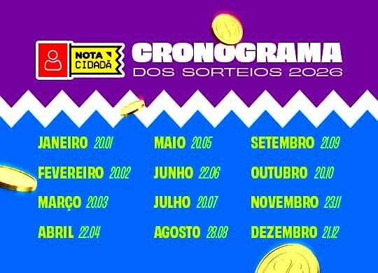 Programa Nota Cidadã terá continuidade pelo sétimo ano consecutivo